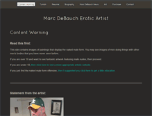 Tablet Screenshot of marcdebauch.com